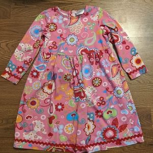 Hanna Anderson pink floral dress